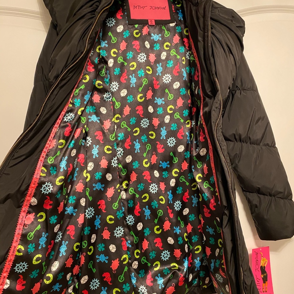 ✨FLASH SALE!!!✨❤️BETSEY JOHNSON✨NWT✨CHIC BUBBLE BELTED COAT - Picture 7 of 10
